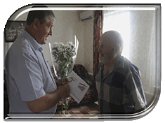 90-летний юбилей отметил житель Котельниково Авинир Прокопьевич Яковлев